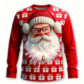 Funny Santa Long Sleeve Christmas Shirt