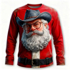 Funny Santa Long Sleeve Christmas Shirt