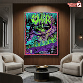GWAR The Caverns Tennessee Poster Canvas – June 21, 2025 Concert Art by Cody Carpenter - Get Trend Merch