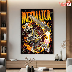 Metallica 2 x 4 Poster Canvas Wall Art