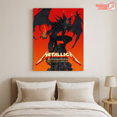 Metallica M72 Santa Clara 2025 Pop-Up Shop Poster Canvas Wall Art - Get Trend Merch