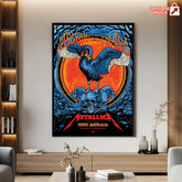 Metallica M72 World Tour November 1 2025 Perth Australia Optus Stadium Poster Canvas Wall Art