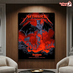 Metallica M72 World Tour November 12, 2025 Brisbane, Australia - Suncorp Stadium Poster Canvas Wall Art