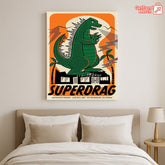 Superdrag Destination Weekend Poster Canvas – The Troubadour LA 2025 Limited Edition by Daykamp Creative, 12x18 Gig Print Wall Art - Get Trend Merch