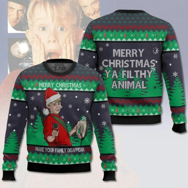 Home Alone Inspired Ugly Christmas Sweater