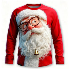 Funny Santa Long Sleeve Christmas Shirt
