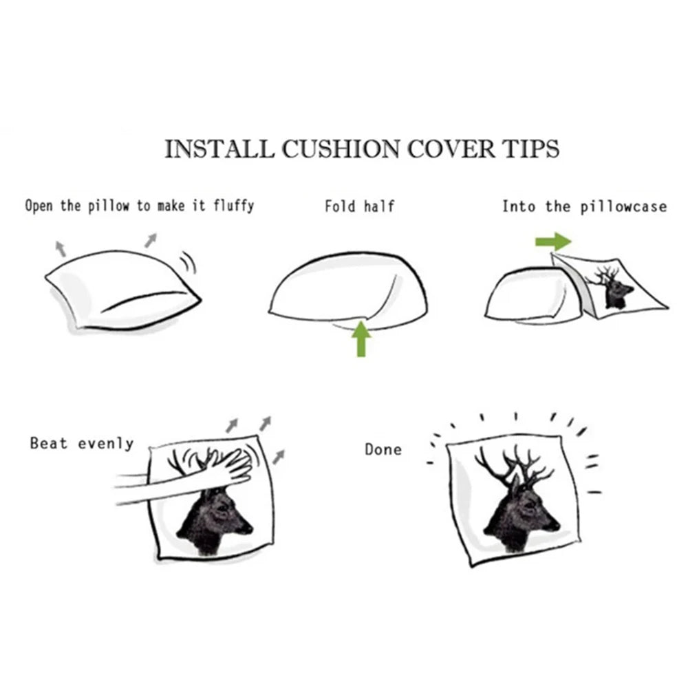 Grinch Inspired Christmas Throw Pillow Cover