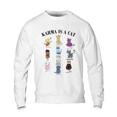 Karma Is A Cat Shirt – Taylor Swift Inspired Cat Album Eras Shirt, Swiftie Fan Gift Sweatshirt - Get Trend Merch