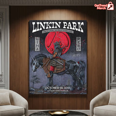Linkin Park – From Zero World Tour – Lima, Peru – Estadio San Marcos – Oct 28, 2025 Poster Canvas Wall Art