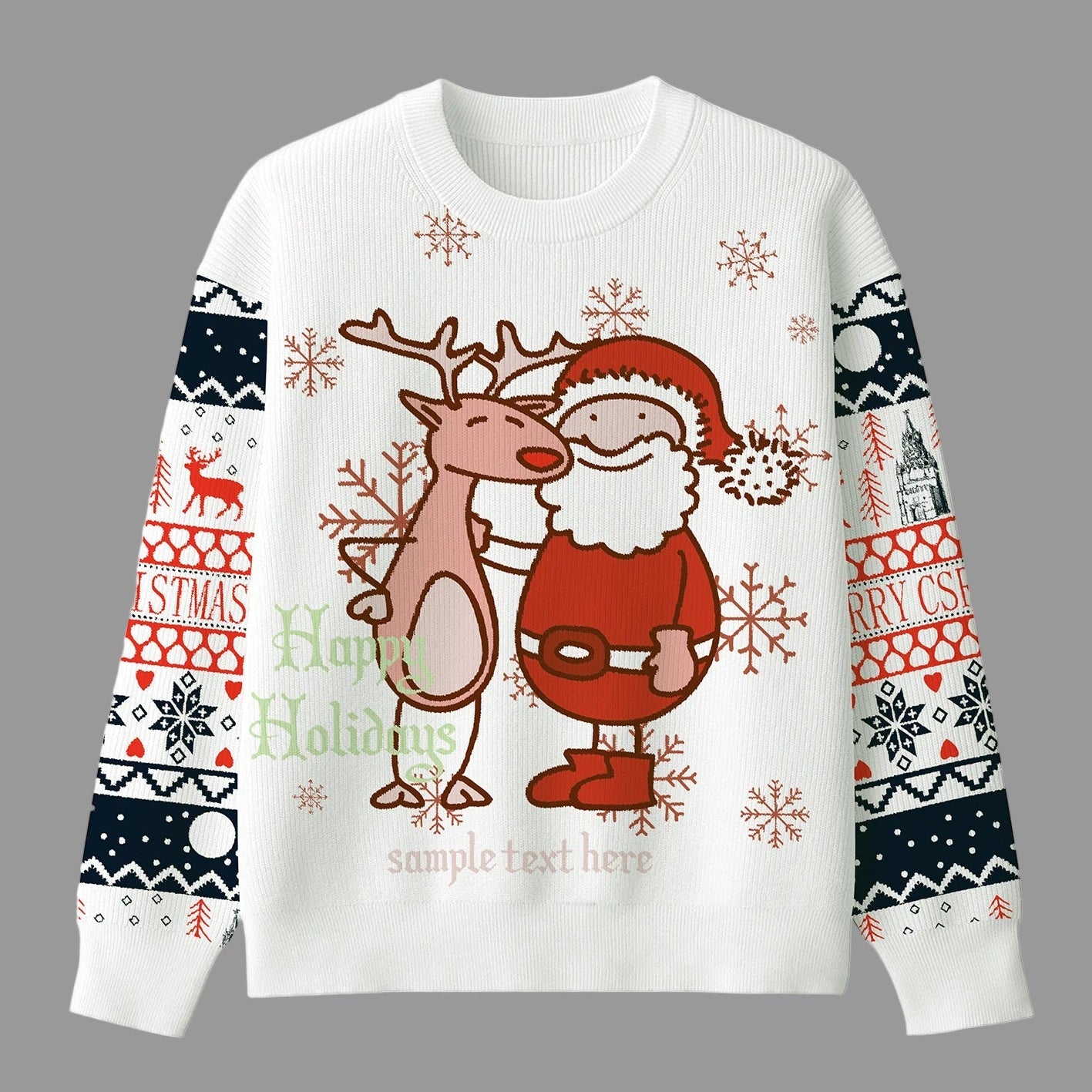Merry Christmas Gnome Ugly Christmas Sweater