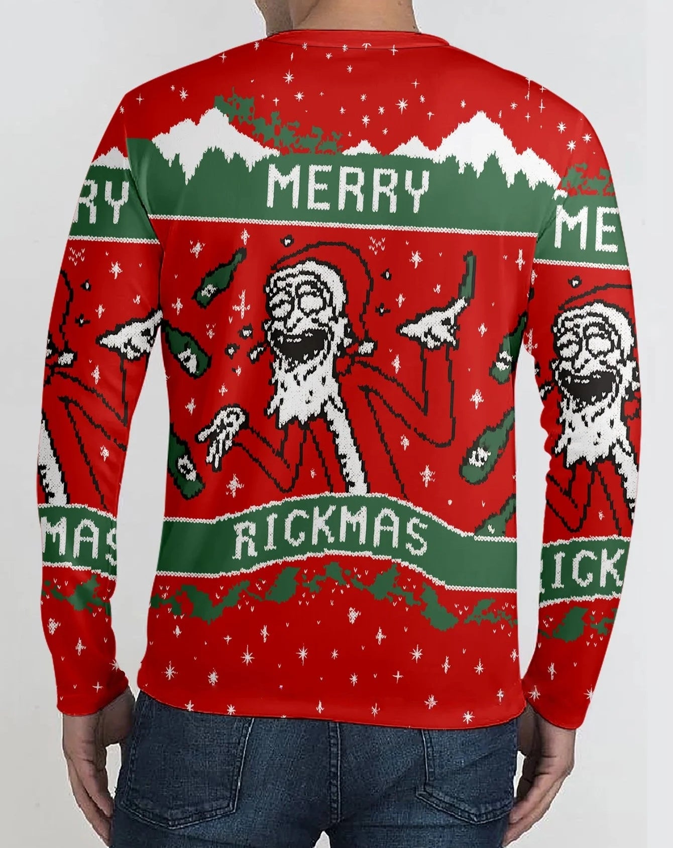Rickmas Inspired Ugly Christmas Sweater