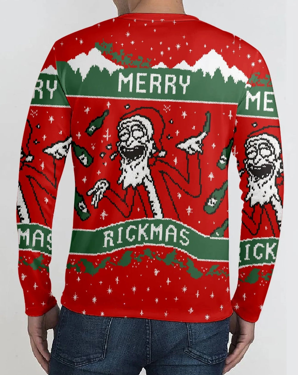 Rickmas Inspired Ugly Christmas Sweater