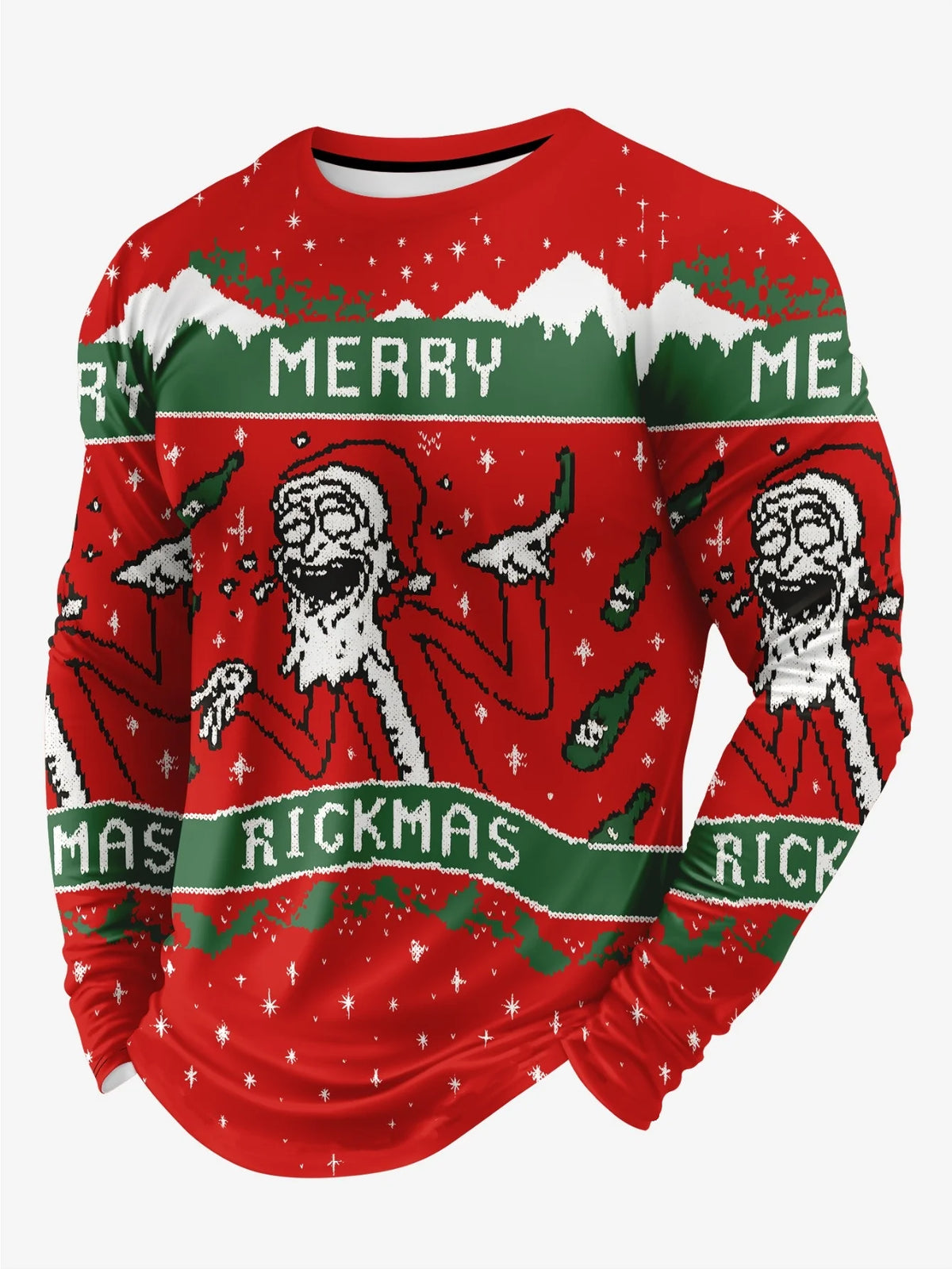 Rickmas Inspired Ugly Christmas Sweater