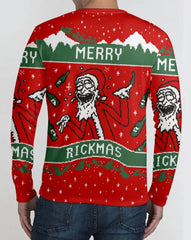 Rickmas Inspired Ugly Christmas Sweater