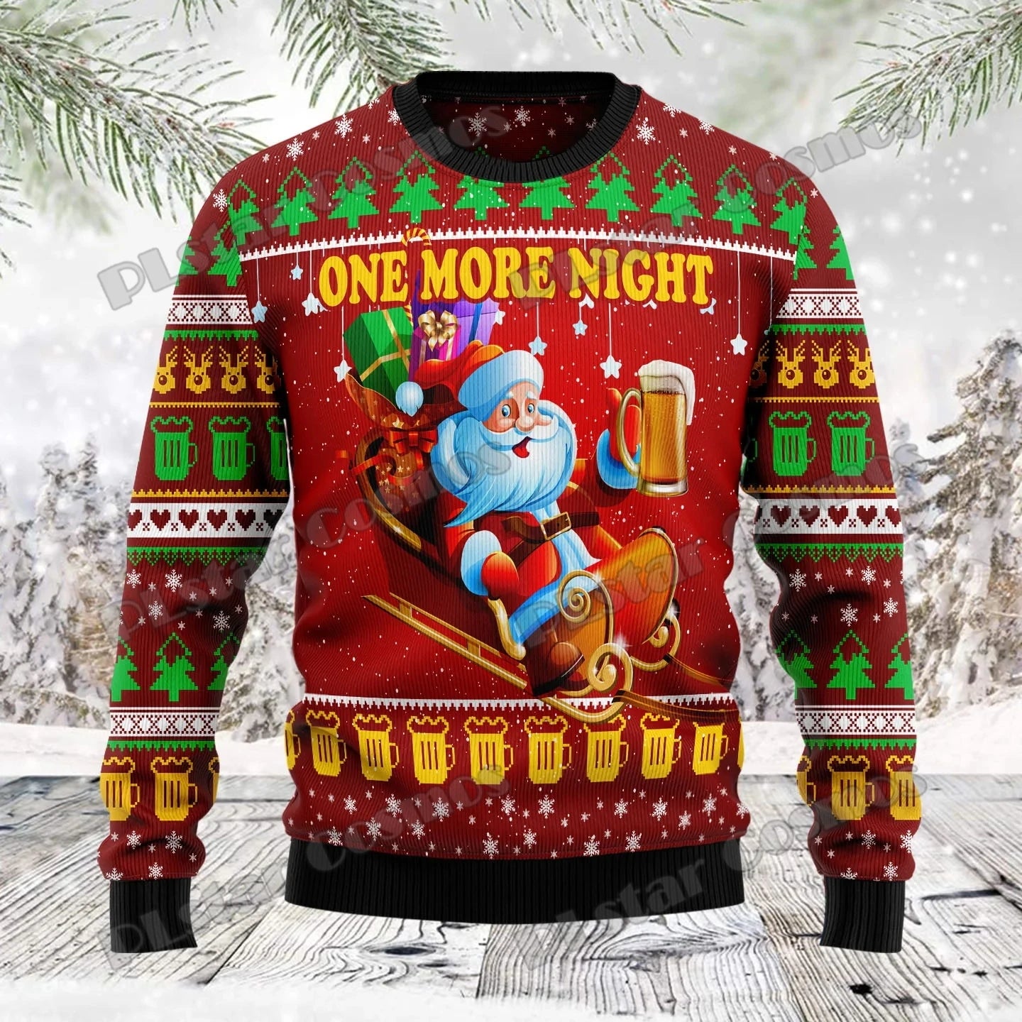 Jingle Beer Ugly Christmas Sweater