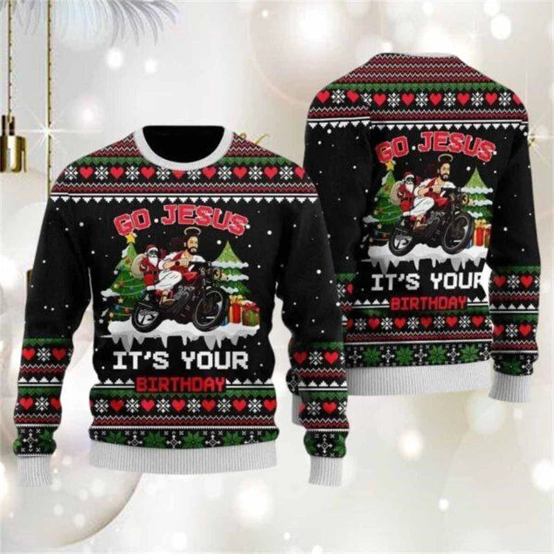 Funny Santa Ugly Christmas Sweater