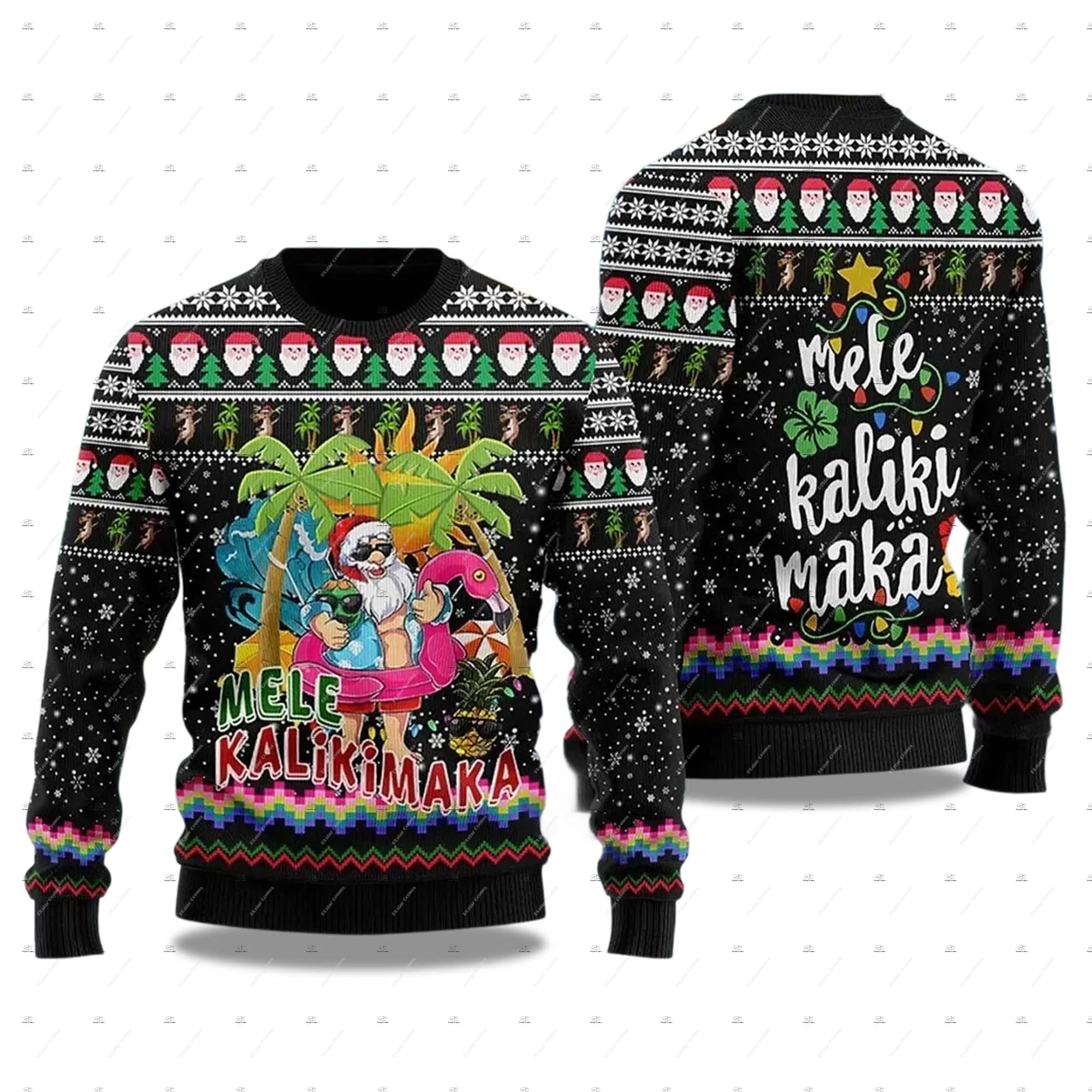 Jingle Balls Parody Ugly Christmas Sweater – Naughty Santa Crewneck