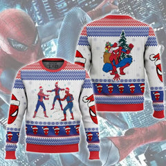Spider-Hero Inspired Ugly Christmas Sweater