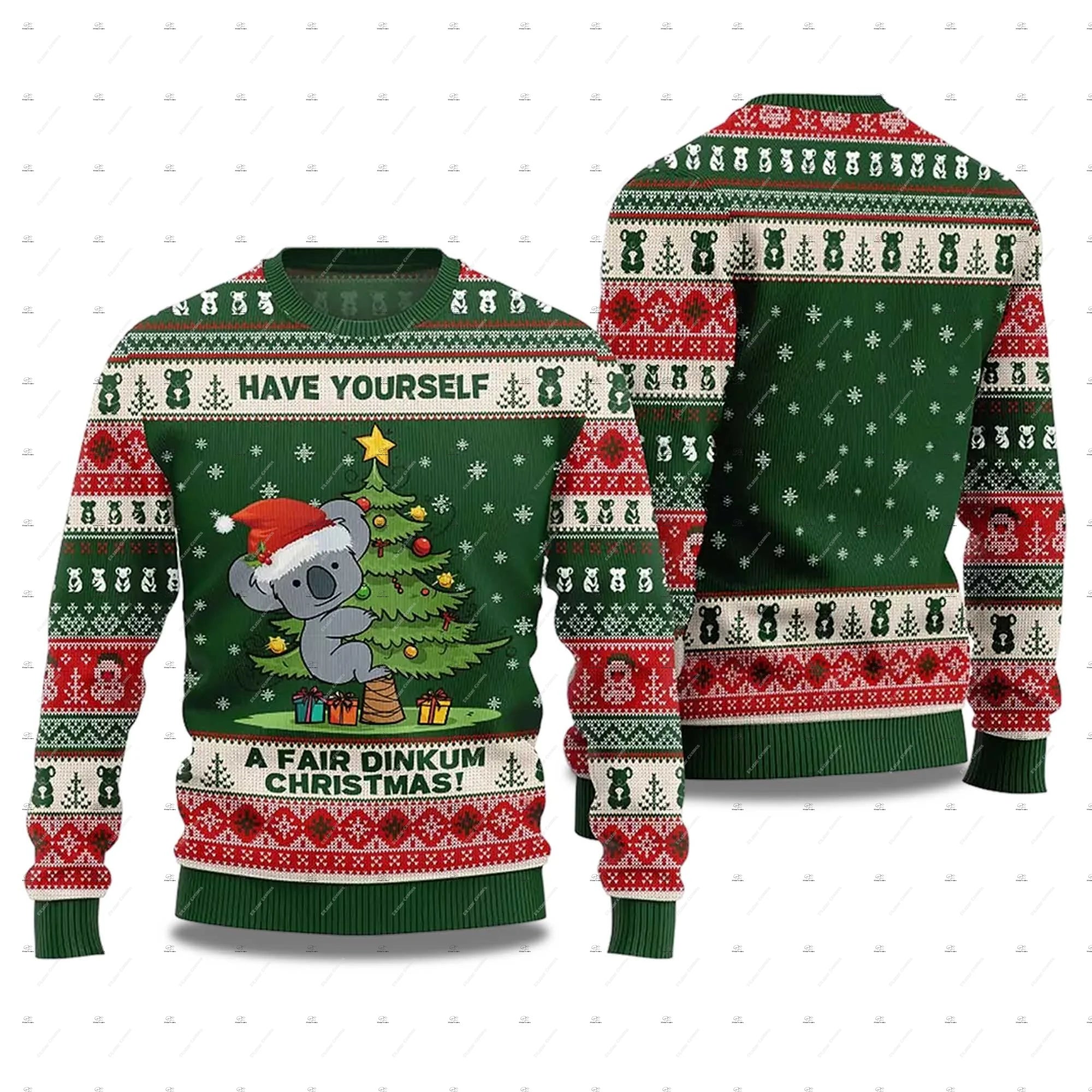 Jingle Balls Parody Ugly Christmas Sweater – Naughty Santa Crewneck