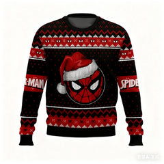 Spider-Hero Inspired Ugly Christmas Sweater