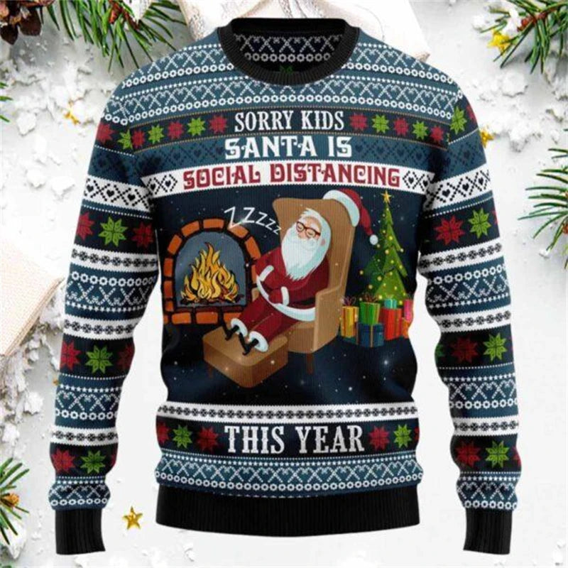 Funny Santa Ugly Christmas Sweater