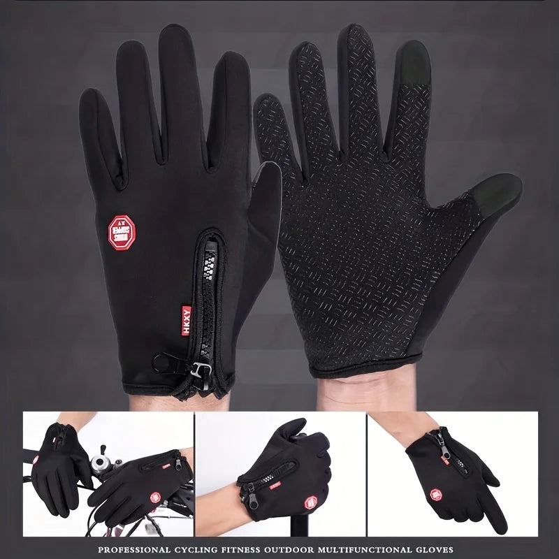 Touchscreen Winter Gloves Unisex – Waterproof Windproof Anti-Slip