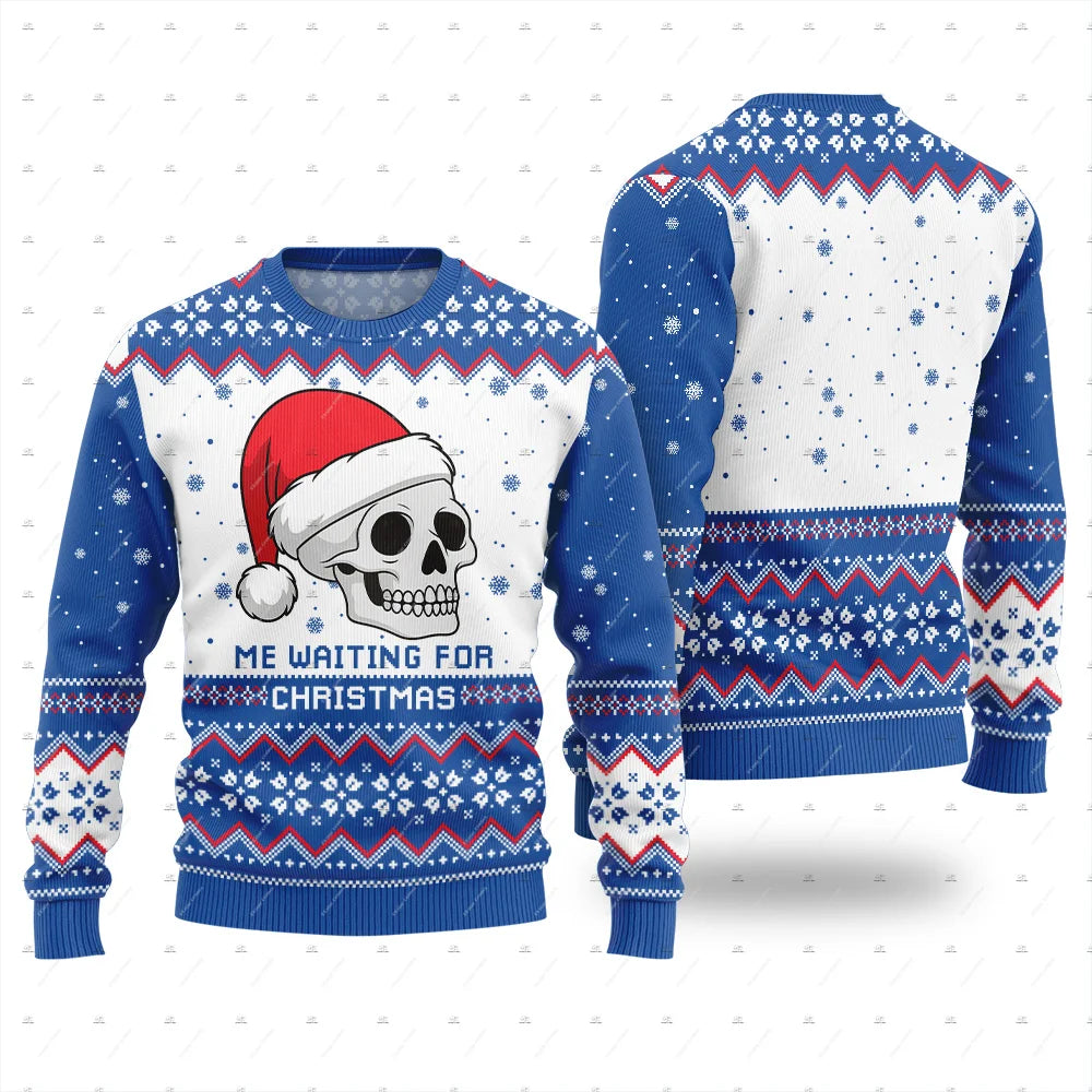 Jingle Balls Parody Ugly Christmas Sweater – Naughty Santa Crewneck