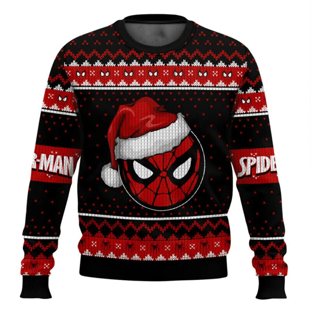 Spider-Hero Inspired Ugly Christmas Sweater