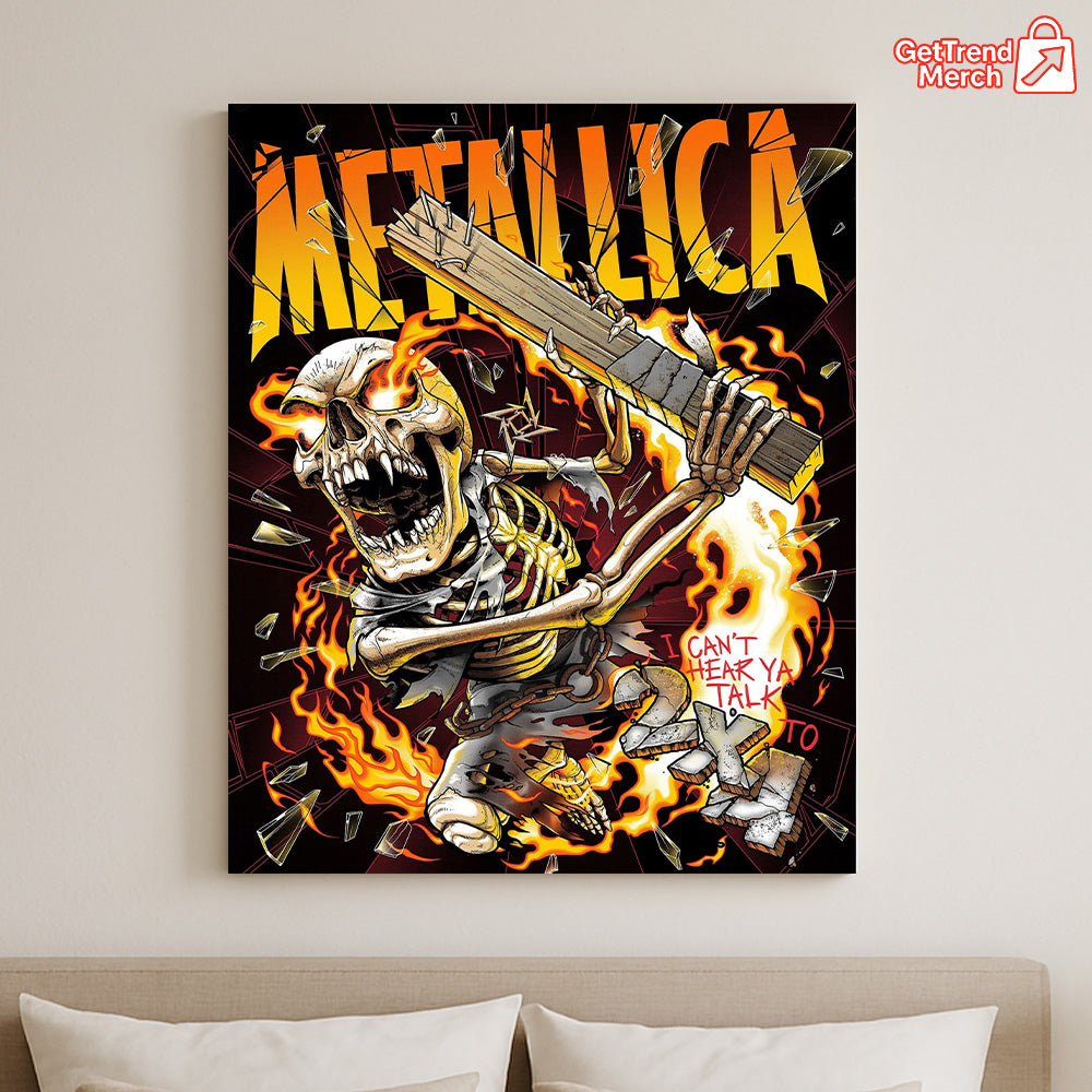 Metallica 2 x 4 Poster Canvas Wall Art