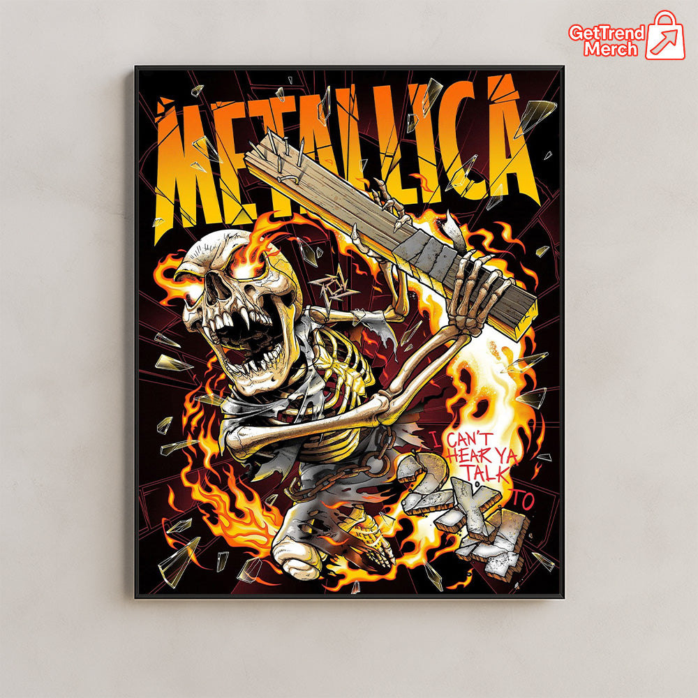 Metallica 2 x 4 Poster Canvas Wall Art