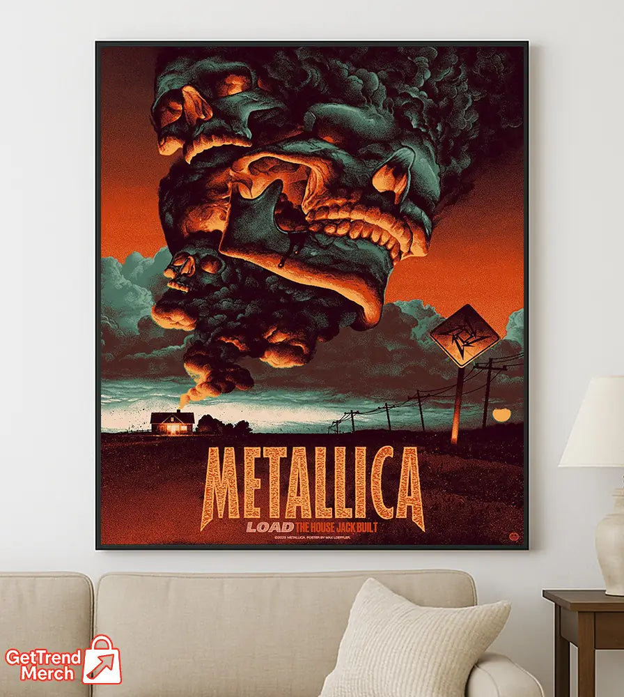 Metallica Load The House Jack Built Poster Canvas Wall Art