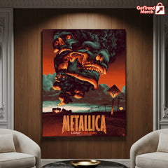 Metallica Load The House Jack Built Poster Canvas Wall Art